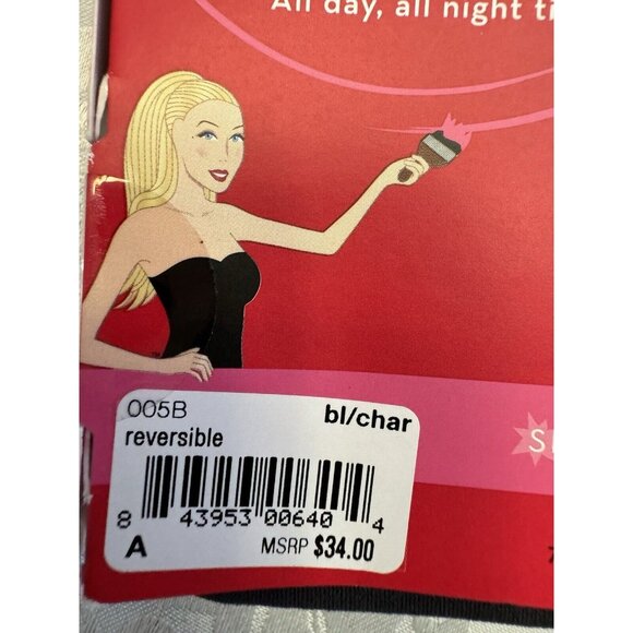 Spanx Tight End Tights Reversible Size A Blue Charcoal 005B New - Picture 4 of 7